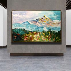 Tranh sơn dầu Dãy Núi Mộng Mơ THH19