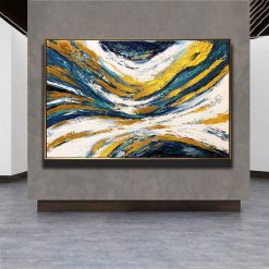 Tranh sơn dầu Dòng Sông Ánh Sáng THH21