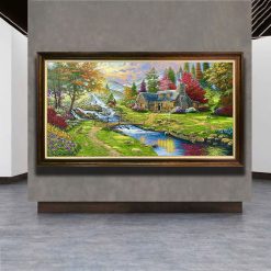 Tranh sơn dầu Phong Cảnh Thomas Châu Âu THH04