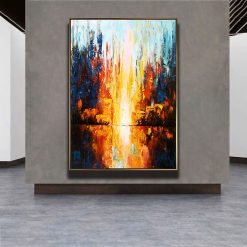 Tranh sơn dầu Rạng Đông Rực Sáng THH26