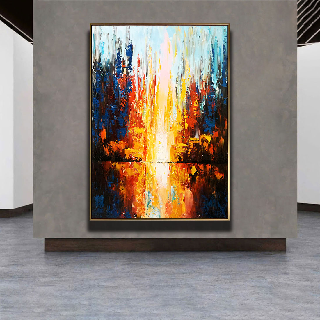 Tranh sơn dầu Rạng Đông Rực Sáng THH26