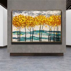 Tranh sơn dầu Sắc Vàng Mùa Thu THH16