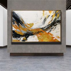 Tranh sơn dầu Tâm Điểm Vàng THH20