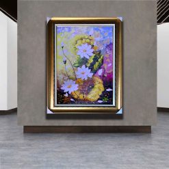 Tranh sơn dầu Thanh Liên Vươn Sắc THH27