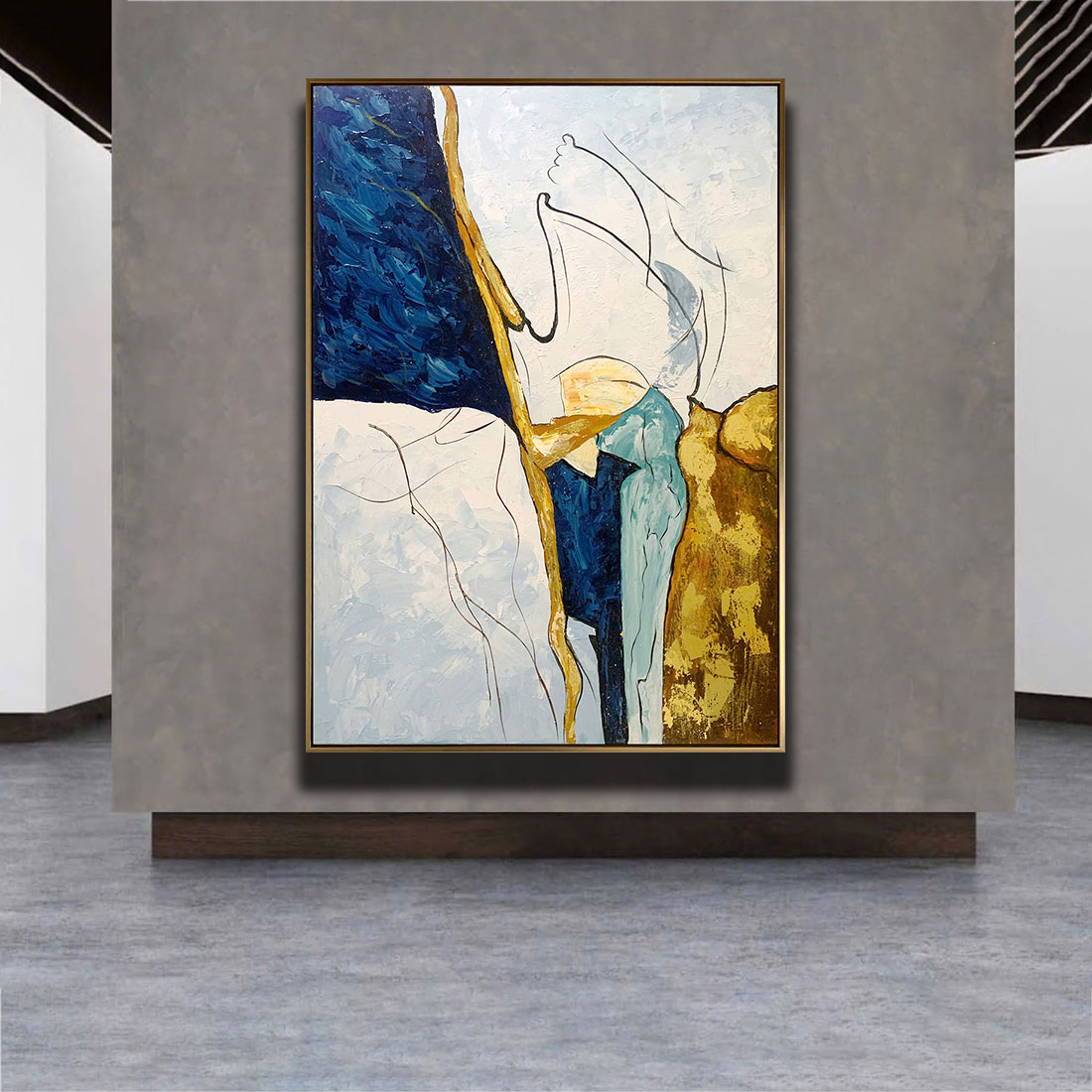 Tranh sơn dầu Trừu Tượng THH25