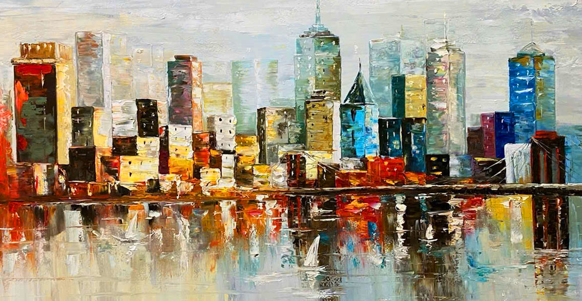 Tranh sơn dầu Trừu Tượng