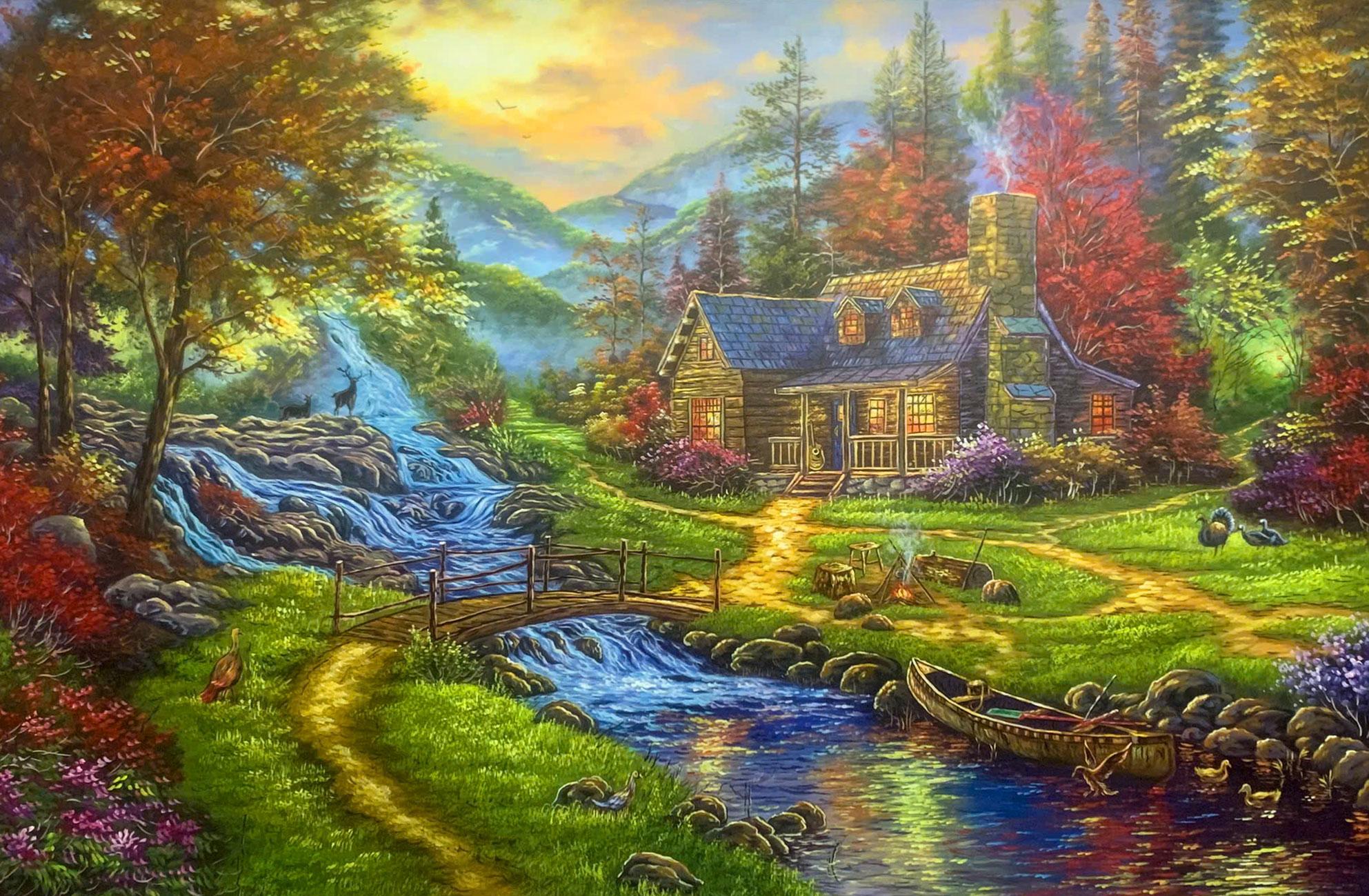 Tranh sơn dầu Châu Âu