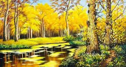 Tranh sơn dầu Phong Cảnh