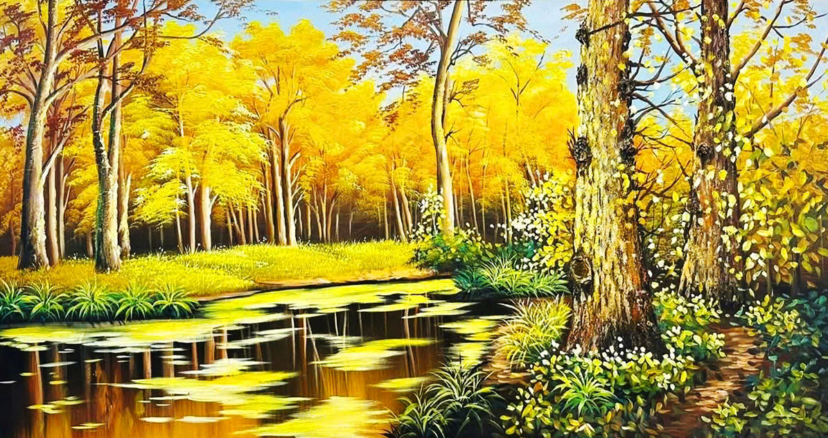 Tranh sơn dầu Phong Cảnh