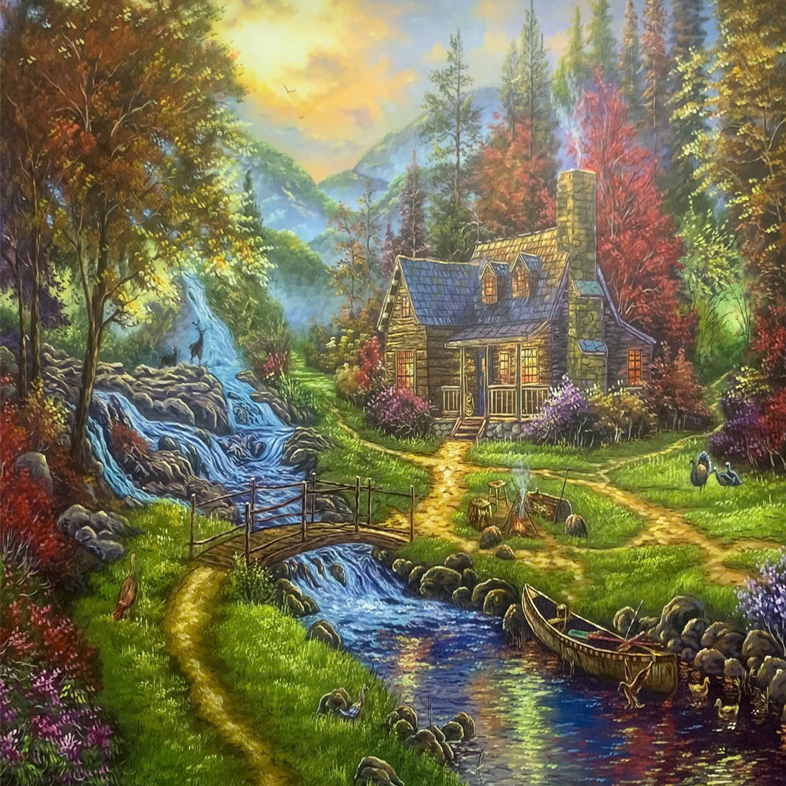 Tranh sơn dầu Châu Âu