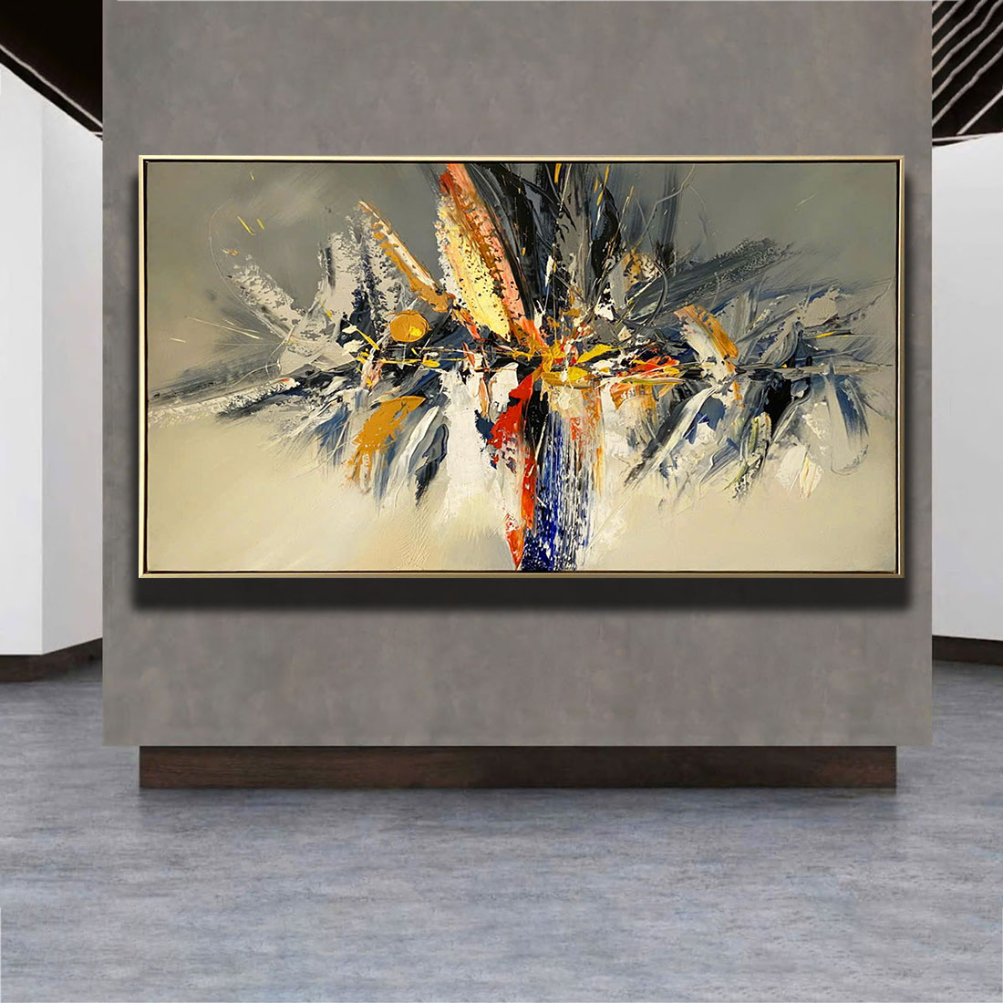 Tranh sơn dầu Vũ Điệu Năng Lượng THH48