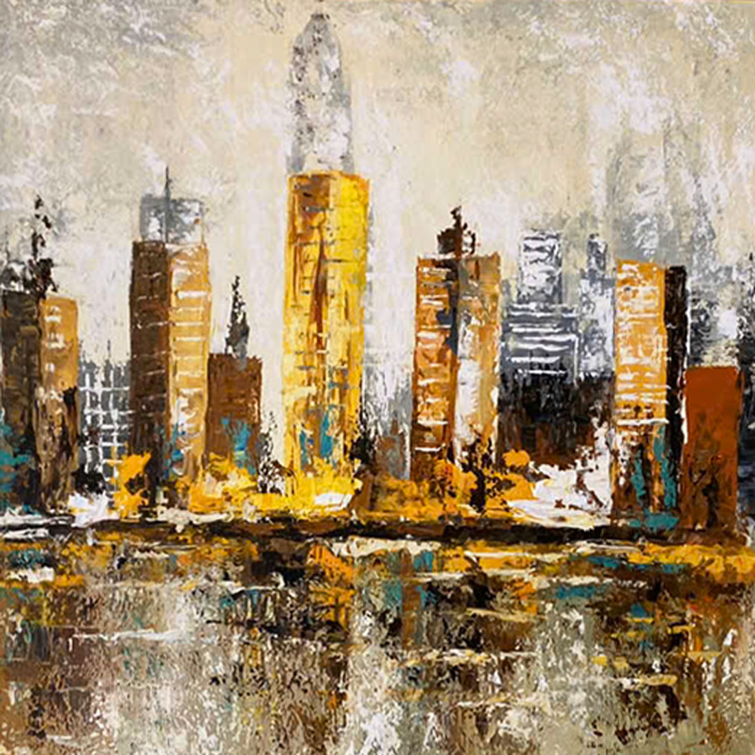 Tranh sơn dầu Trừu Tượng